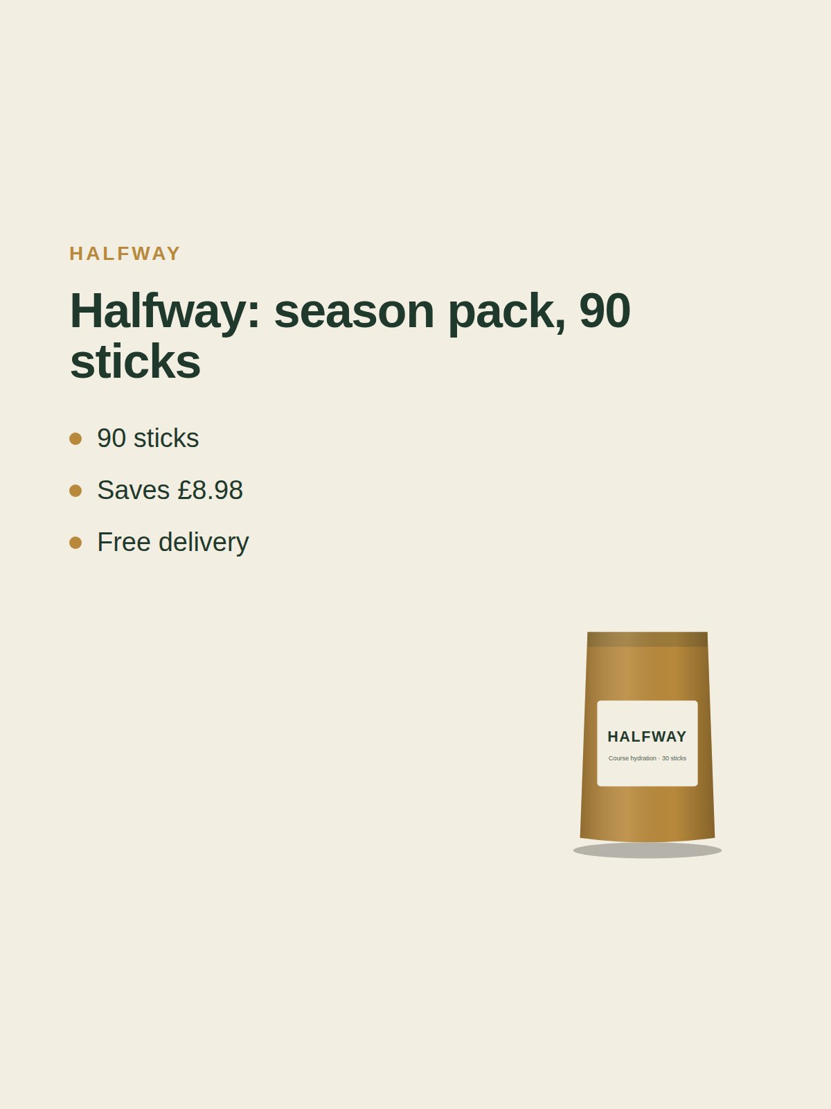 Halfway: season pack, 90 sticks 6